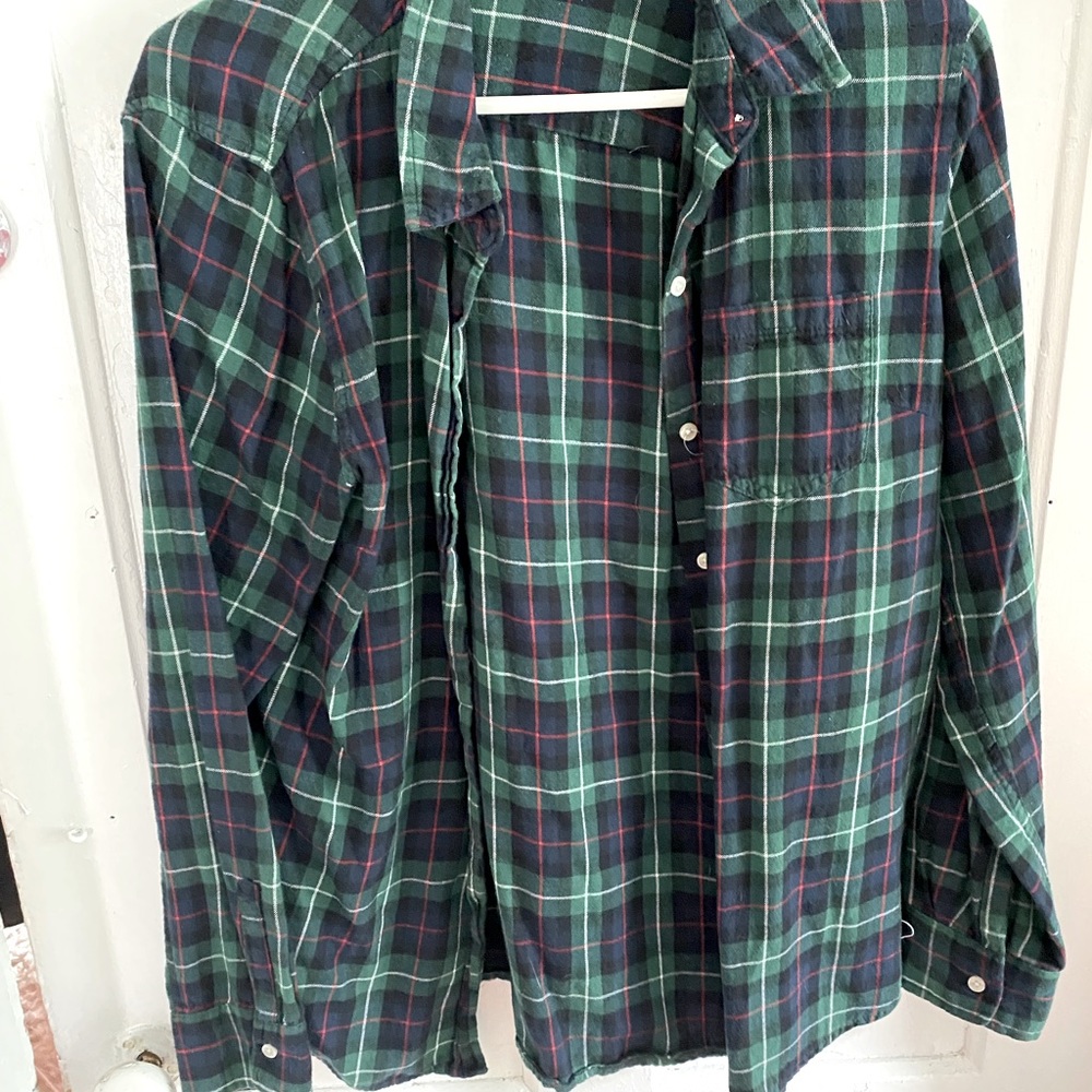 GAP size large button down flannel